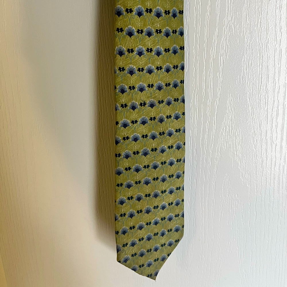 Green Silk Zegna Tie